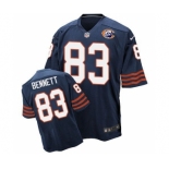 nike nfl jerseys chicago bears #83 Martellus Bennett Throwback blue[Elite]