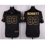 nike nfl jerseys chicago bears #83 bennett black gold collection[Elite]