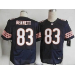 nike nfl jerseys chicago bears #83 bennett blue[Elite]