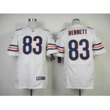 nike nfl jerseys chicago bears #83 bennett white[Elite]