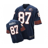 nike nfl jerseys chicago bears #87 Tom Waddle Throwback blue[Elite]