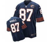 nike nfl jerseys chicago bears #87 Tom Waddle Throwback blue[Elite]