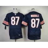 nike nfl jerseys chicago bears #87 waddle blue[Elite]