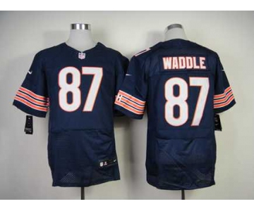 nike nfl jerseys chicago bears #87 waddle blue[Elite]