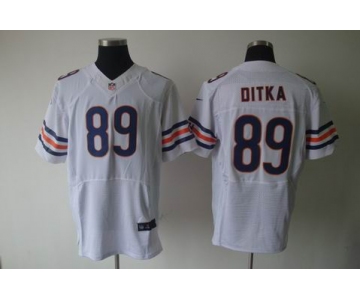 nike nfl jerseys chicago bears #89 ditka white[elite]