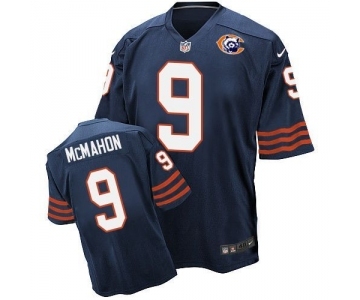 nike nfl jerseys chicago bears #9 Jim Mcmahon Throwback blue[Elite][Mcmahon]