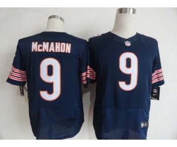 nike nfl jerseys chicago bears #9 mcmahon blue[big number][Elite][mcmahon]