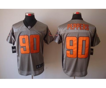 nike nfl jerseys chicago bears #90 julius peppers grey[Elite shadow]