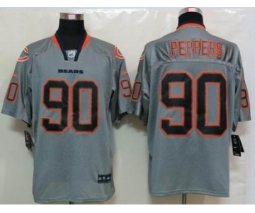 nike nfl jerseys chicago bears #90 peppers grey[Elite lights out]