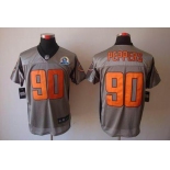 nike nfl jerseys chicago bears #90 peppers grey[Elite shadow 50th Patch]