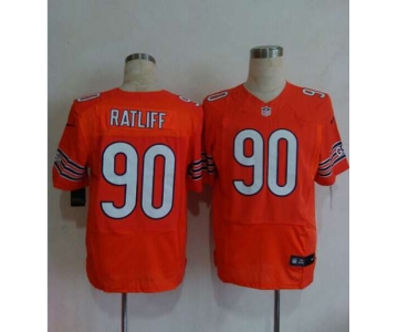 nike nfl jerseys chicago bears #90 ratliff orange[Elite][ratliff]