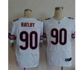 nike nfl jerseys chicago bears #90 ratliff white[Elite][ratliff]