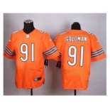 nike nfl jerseys chicago bears #91 eddie goldman orange[Elite]