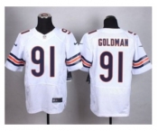 nike nfl jerseys chicago bears #91 eddie goldman white[Elite]