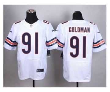 nike nfl jerseys chicago bears #91 eddie goldman white[Elite]