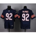 nike nfl jerseys chicago bears #92 mcphee blue[Elite]