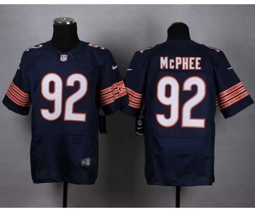 nike nfl jerseys chicago bears #92 mcphee blue[Elite]