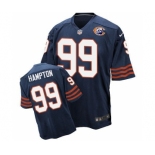 nike nfl jerseys chicago bears #99 Dan Hampton Throwback blue[Elite][Hampton]