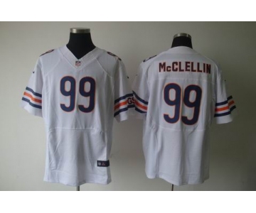 nike nfl jerseys chicago bears #99 mcclellin white[elite]