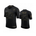 Chicago Bears #23 Kyle Fuller Black 2020 Salute To Service Limited Jersey