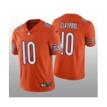 Men Chicago Bears #10 Chase Claypool Orange Vapor Untouchable Limited Stitched Football Jersey