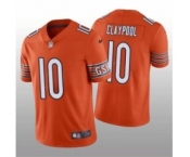 Men Chicago Bears #10 Chase Claypool Orange Vapor Untouchable Limited Stitched Football Jersey