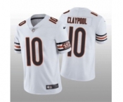 Men Chicago Bears #10 Chase Claypool White Vapor Untouchable Limited Stitched Football Jersey