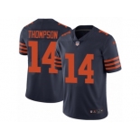 Men Nike Chicago Bears #14 Deonte Thompson Navy Blue Alternate Vapor Untouchable Limited Player NFL Jersey