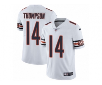 Men Nike Chicago Bears #14 Deonte Thompson White Vapor Untouchable Limited Player NFL Jersey