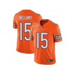 Men Nike Chicago Bears #15 Josh Bellamy Limited Orange Rush Vapor Untouchable NFL Jersey