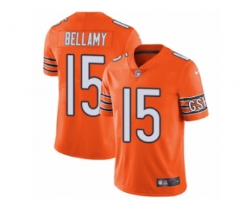 Men Nike Chicago Bears #15 Josh Bellamy Limited Orange Rush Vapor Untouchable NFL Jersey