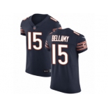 Men Nike Chicago Bears #15 Josh Bellamy Navy Blue Team Color Vapor Untouchable Player NFL Jersey