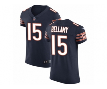 Men Nike Chicago Bears #15 Josh Bellamy Navy Blue Team Color Vapor Untouchable Player NFL Jersey