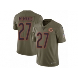 Men Nike Chicago Bears #27 Sherrick McManis Limited Olive 2017 Salute to Service NFL Jersey