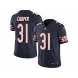 Men Nike Chicago Bears #31 Marcus Cooper Navy Blue Team Color Vapor Untouchable Limited Player NFL Jersey