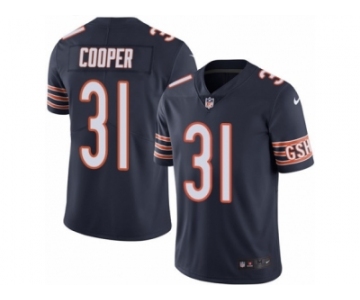 Men Nike Chicago Bears #31 Marcus Cooper Navy Blue Team Color Vapor Untouchable Limited Player NFL Jersey