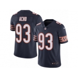 Men Nike Chicago Bears #93 Sam Acho Navy Blue Team Color Vapor Untouchable Limited Player NFL Jersey