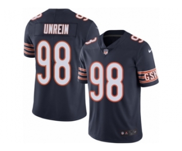 Men Nike Chicago Bears #98 Mitch Unrein Navy Blue Team Color Vapor Untouchable Limited Player NFL Jersey