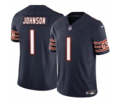 Men's Chicago Bears #1 Jaylon Johnson Navy 2024 F.U.S.E. Vapor Football Stitched Jersey