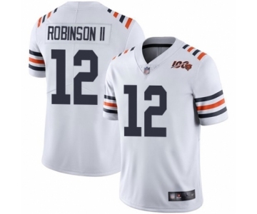 Men's Chicago Bears #12 Allen Robinson White 100th Season Limited Football Jersey