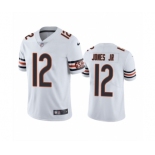 Men's Chicago Bears #12 Velus Jones Jr. White Vapor untouchable Limited Stitched Jersey