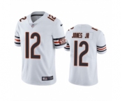 Men's Chicago Bears #12 Velus Jones Jr. White Vapor untouchable Limited Stitched Jersey