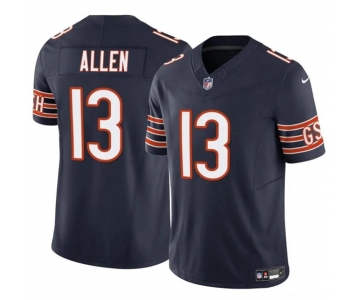 Men's Chicago Bears #13 Keenan Allen Navy 2023 F.U.S.E. Vapor Football Stitched Jersey