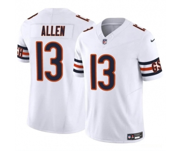 Men's Chicago Bears #13 Keenan Allen White 2023 F.U.S.E. Vapor Football Stitched Jersey