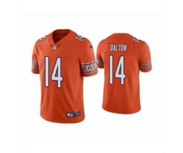 Men's Chicago Bears #14 Andy Dalton Orange Vapor Untouchable Limited Jersey