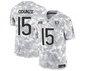 Men's Chicago Bears #15 Rome Odunze 2024 F.U.S.E Arctic Camo Salute To Service Limited Stitched Football Jersey