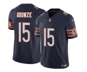 Men's Chicago Bears #15 Rome Odunze Navy 2024 Draft F.U.S.E. Vapor Football Stitched Jersey