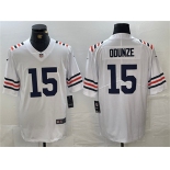 Men's Chicago Bears #15 Rome Odunze White 2024 Draft Vapor Stitched Football Jersey