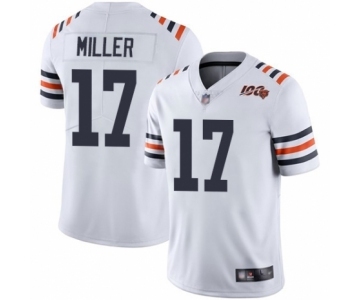 Men's Chicago Bears #17 Anthony Miller White 100th Season Limited Football Jersey