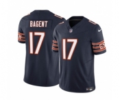 Men's Chicago Bears #17 Tyson Bagent Navy 2023 F.U.S.E. Vapor Untouchable Limited Football Stitched Jersey